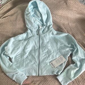 lululemon athletica Light Blue Hooded Sweater